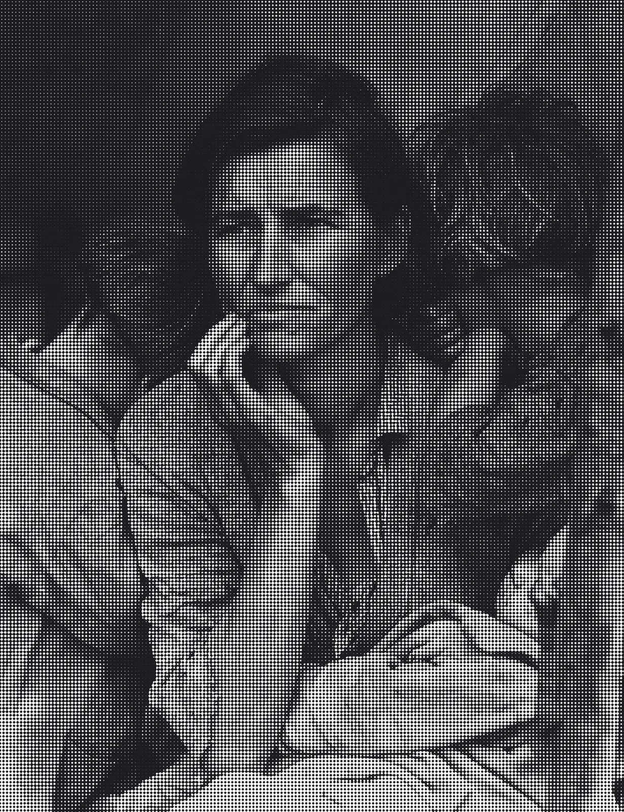 Migrant Mother halftone