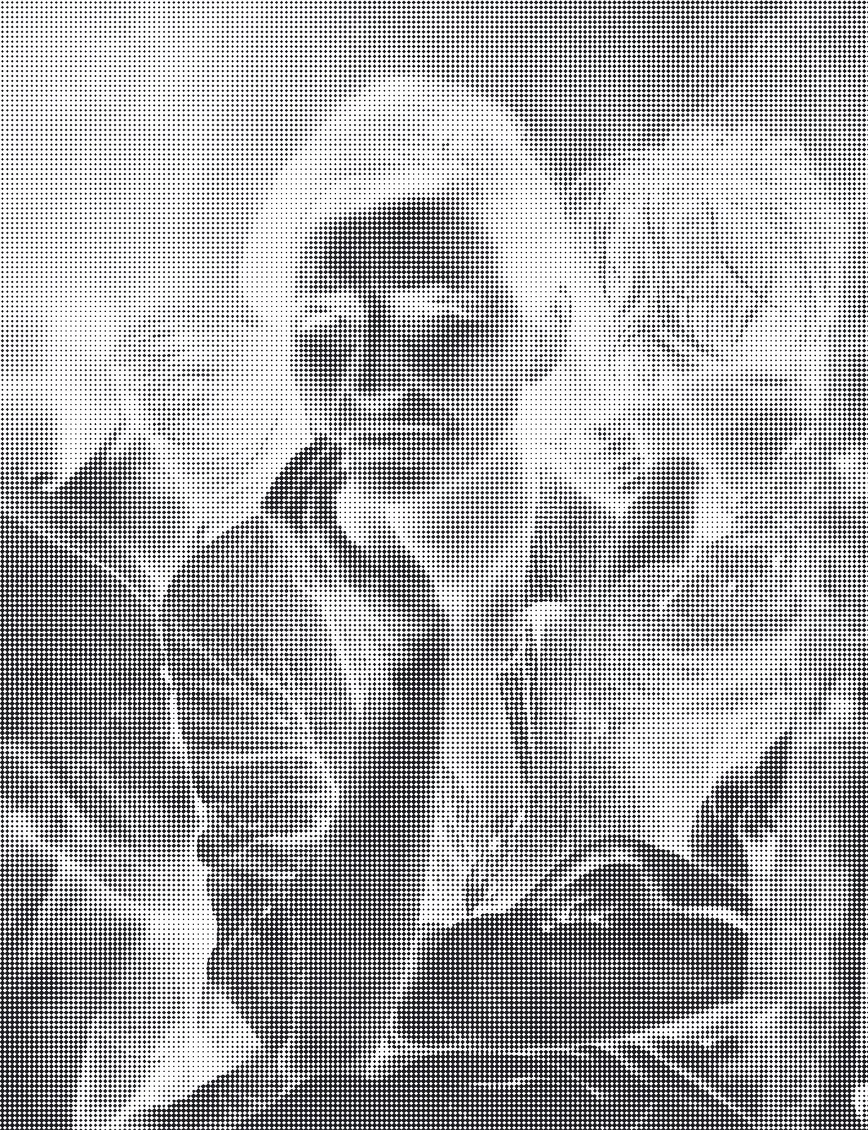 Migrant Mother halftone